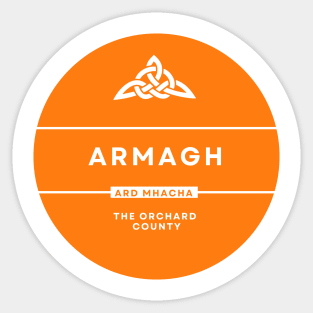 Armagh, County and GAA Colours Sticker